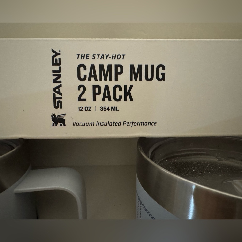 🚫SOLD🚫 Stanley Limited Edition Color 12oz Camp Mug - 2 Pack (Blue-Gray) - Picture 2 of 8
